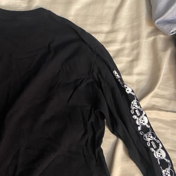 Vans Long Sleeve T Shirt with Skull Graphic L - Picture 2 of 2